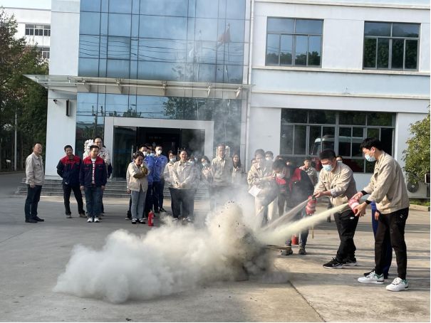 Công ty Điện tử Shiheng Nam Kinh đã tổ chức cuộc họp báo về hỏa hoạn và diễn tập chữa cháy