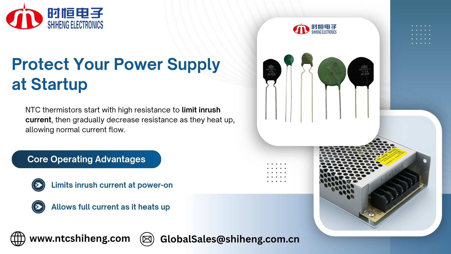 inrush protection thermistor
